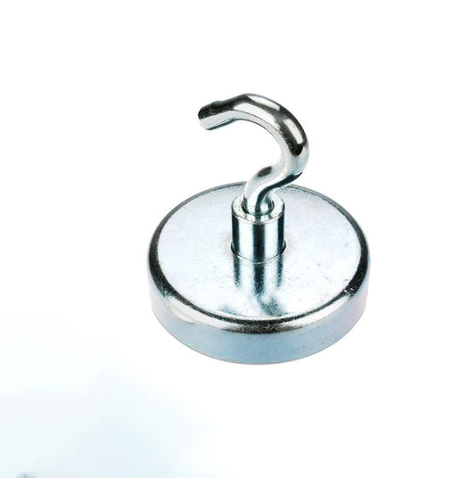Hakenmagnet Ø 48 mm NEODYM - Zink - hält 81 kg