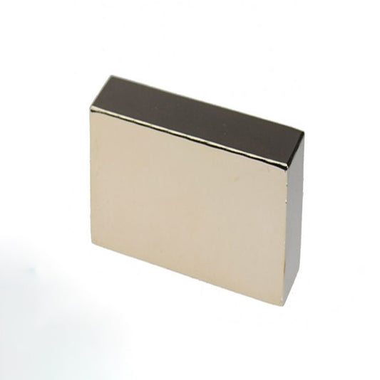 Quadermagnet 45,0 x 45,0 x 6,0 mm N40 Nickel - hält 18,5 kg