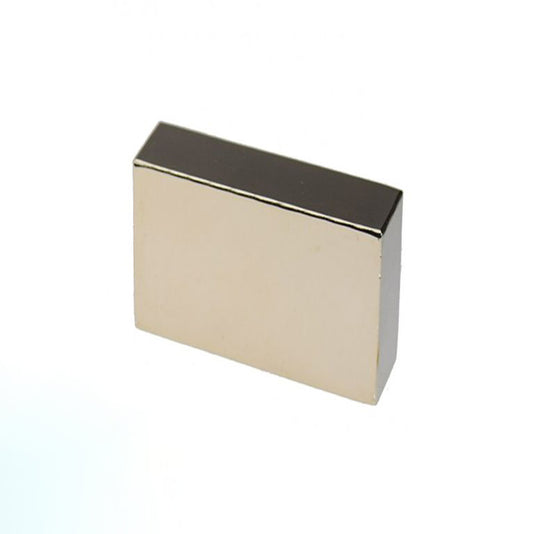 Quadermagnet 40,0 x 40,0 x 20,0 mm N40 Nickel - hält 60 kg
