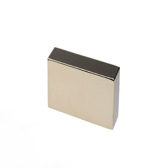 Quadermagnet 40,0 x 40,0 x 10,0 mm N40 Nickel - hält 35 kg