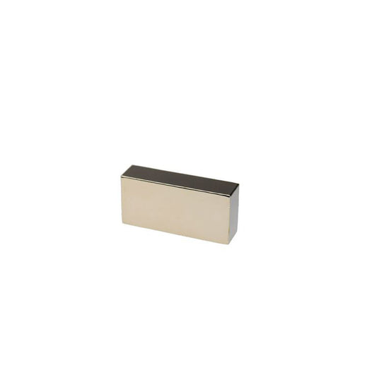 Quadermagnet 30,0 x 15,0 x 6,0 mm N44 Nickel