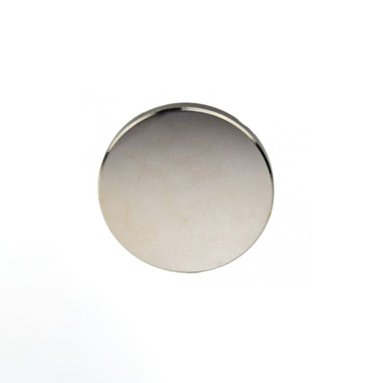 Scheibenmagnet Ø 60,0 x 5,0 mm N42 Nickel - hält 22 kg