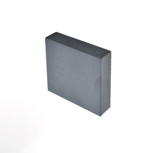 Quadermagnet 100,0 x 100,0 x 25,0 mm Y30 Ferrit - hält 17,6 kg