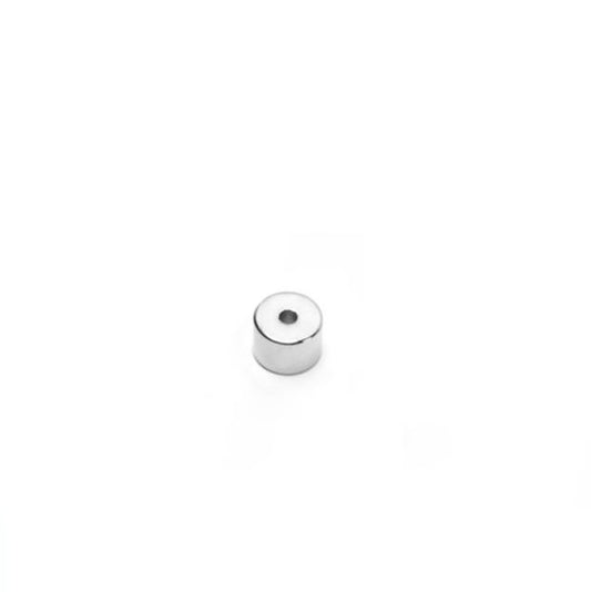 Ringmagnet Ø 8/2 mm x 6 mm Neodym N50 vernickelt