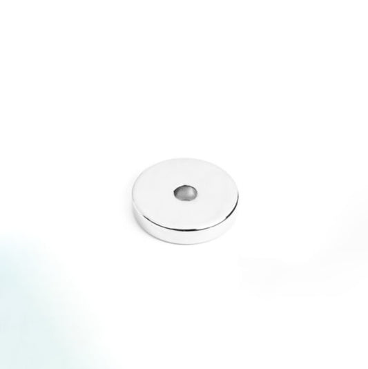 Ringmagnet Ø 25/4,2 mm x 5 mm Neodym N45 Nickel