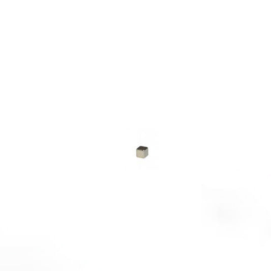 Würfelmagnet 1,0 x 1,0 x 1,0 mm N45 Nickel - hält 37 g