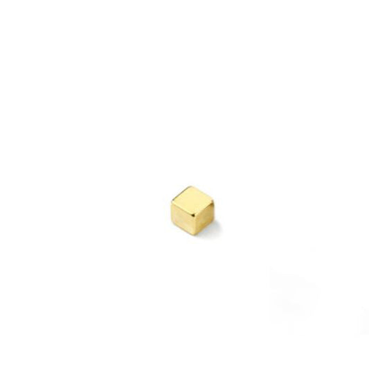 Würfelmagnet 5,0 x 5,0 x 5,0 mm N42 GOLD - hält 1,1 kg