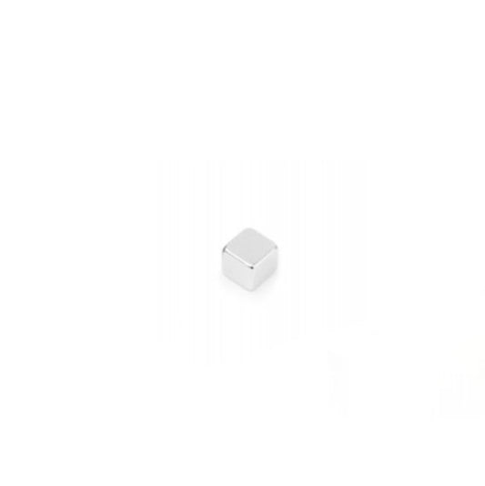 Würfelmagnet 7,0 x 7,0 x 7,0 mm N42 Nickel - hält 1,6 kg