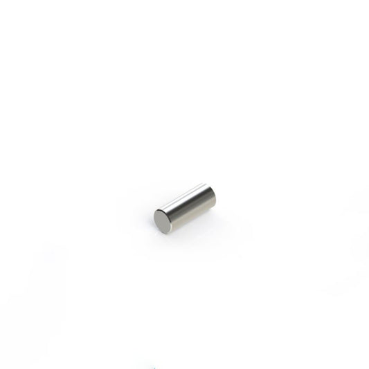 Stabmagnet Ø 5,0 x 10,0 mm N45 Nickel - hält 900 g
