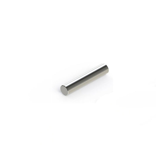 Stabmagnet Ø 5,0 x 25,0 mm N45 Nickel - hält 1,4 kg