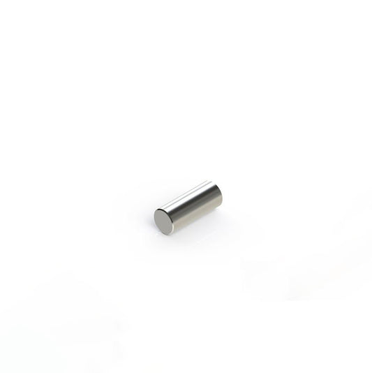 Stabmagnet Ø 6,0 x 13,0 mm N48 Nickel - hält 1,5 kg