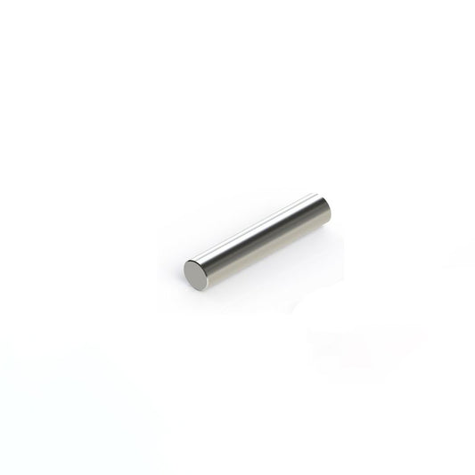Stabmagnet Ø 6,35 x 25,4 mm N42 Nickel - hält 1,6 kg