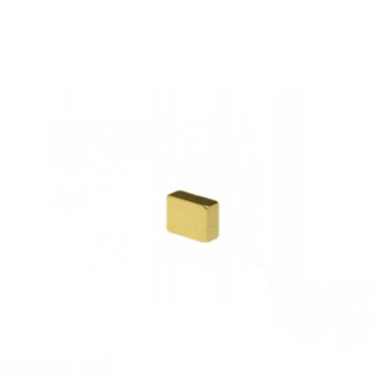 Quadermagnet 6,0 x 5,0 x 1,8 mm N50 Gold - hält 600 g