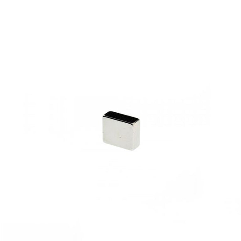 Quadermagnet 7,0 x 6,0 x 1,2 mm N52 Nickel - hält 650 g