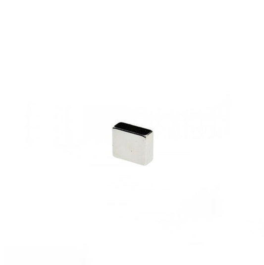 Quadermagnet 7,0 x 6,0 x 1,2 mm N52 Nickel - hält 650 g