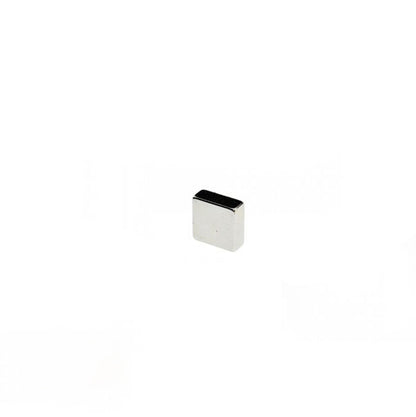 Quadermagnet 8,0 x 8,0 x 4,0 mm N45 Nickel - hält 1,8 kg