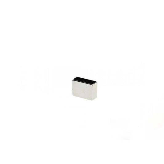 Quadermagnet 10,0 x 5,0 x 8,0 mm N45 Nickel - hält 2,6 kg