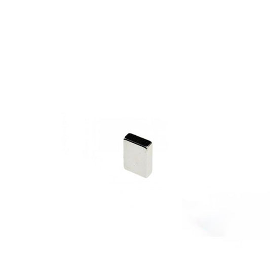 Quadermagnet 10,0 x 6,0 x 2,0 mm N52 Nickel - hält 1,25 kg