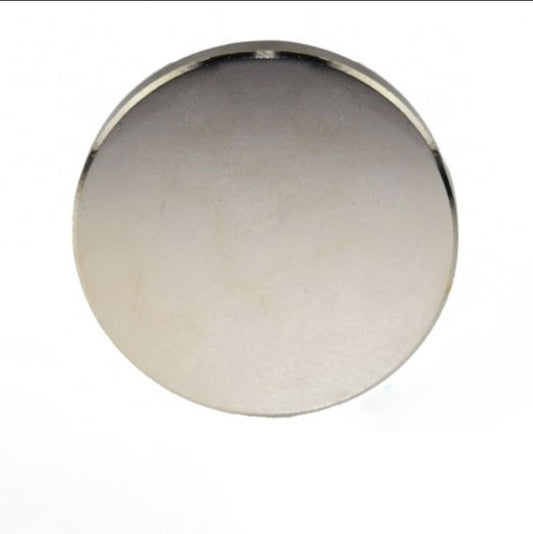 Scheibenmagnet Ø 100,0 x 30,0 mm N45 Nickel - hält 300 kg