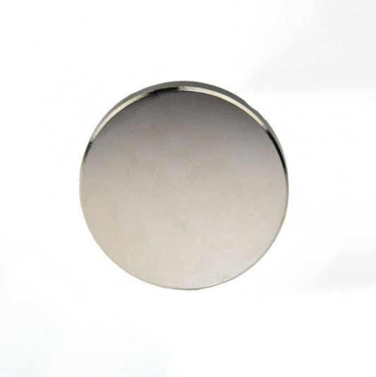 Scheibenmagnet Ø 70,0 x 15,0 mm N45 Nickel - hält 87 kg