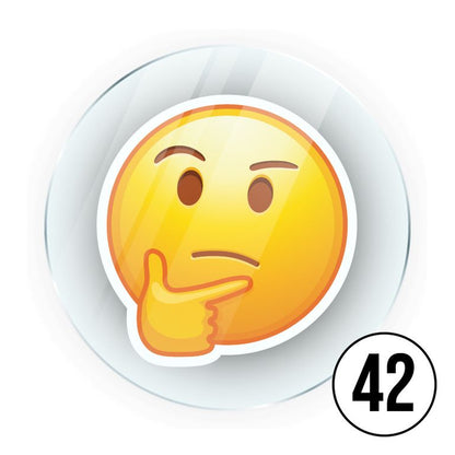 Memo Magnete aus Acryl mit aufgedruckten Emoji Smilies