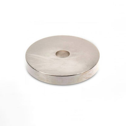 Ringmagnet Ø 63,5 x 12,0 x 10,0 mm N38H Nickel - hält 39 kg