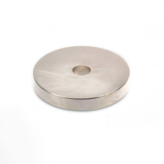 Ringmagnet Ø 63,5 x 12,0 x 10,0 mm N38H Nickel - hält 39 kg