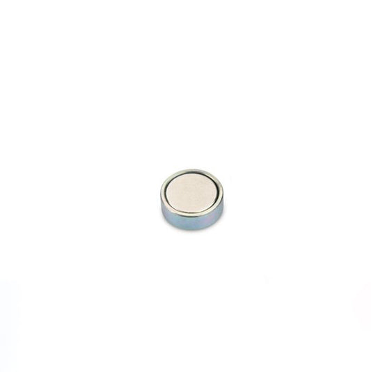 Neodym Flachgreifer Ø 16,0 x 4,5 mm, Zink - hält 9,5 kg