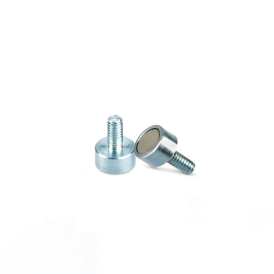 Neodym Flachgreifer Ø 10,0 x 4,5 mm, Gewinde M4x8, 2 kg