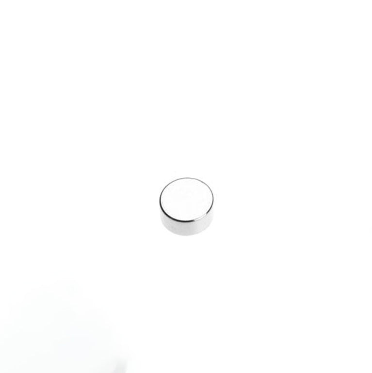 Scheibenmagnet Ø 6,0 x 3,0 mm N45 Nickel - hält 900 g