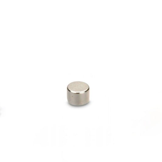Scheibenmagnet Ø 6,0 x 5,0 mm N45 Nickel - hält 1,4 kg