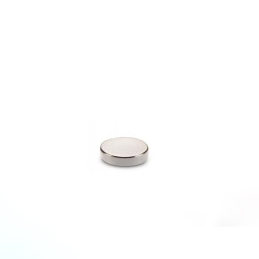 Scheibenmagnet Ø 8,0 x 2,0 mm N45 Nickel - hält 1 kg