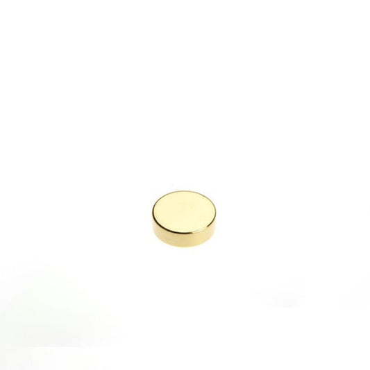 Scheibenmagnet Ø 8,0 x 3,0 mm N40 Gold - hält 1,5 kg