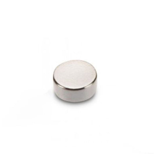 Scheibenmagnet Ø 8,0 x 4,0 mm N45 Nickel - hält 2 kg