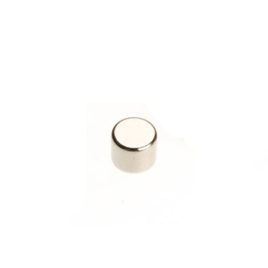 Scheibenmagnet Ø 8,0 x 6,0 mm N35 Nickel - hält 2,2 kg