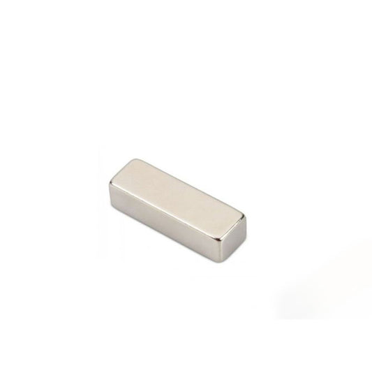 Quadermagnet 10,0 x 10,0 x 30,0 mm Nickel N40 - hält 5,8 kg