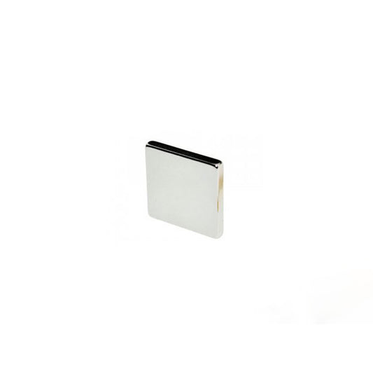 Quadermagnet 15,0 x 15,0 x 3,0 mm N45 Nickel - hält 3,4 kg