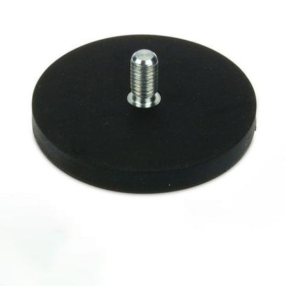 Magnetsystem Ø 66 mm gummiert mit Gewinde M8x15 - hält 25 kg