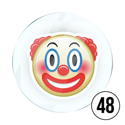 Memo Magnete aus Acryl mit aufgedruckten Emoji Smilies