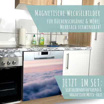 Spülmaschinen Möbel Magnetfolie Dekofolie Dekor Einzelbild - Motiv Wolkenhimmel