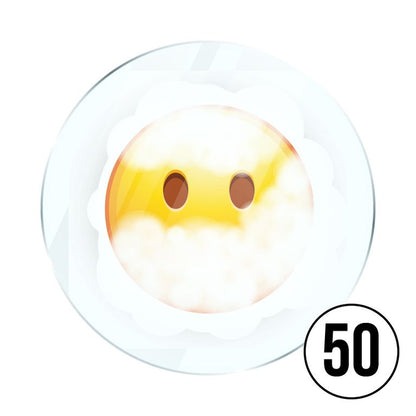 Memo Magnete aus Acryl mit aufgedruckten Emoji Smilies