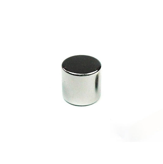 Scheibenmagnet Ø 10,0 x 10,0 mm N48 Nickel - hält 4,2 kg