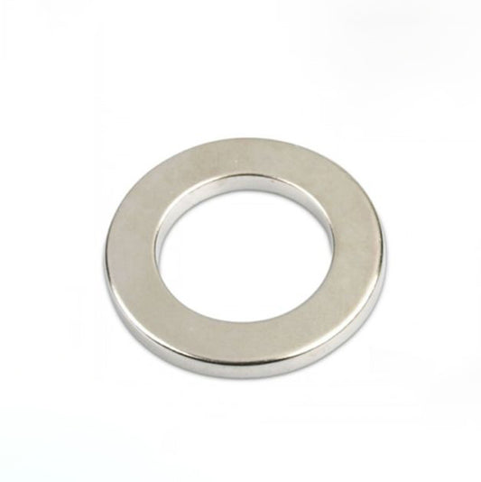 4 - POLE Ringmagnet Ø 40,0 x 25,0 x 5,0 mm N42 Nickel - diametral