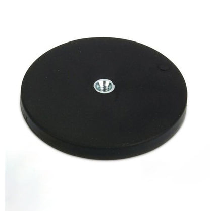 Magnetsystem Ø 88 mm gummiert, Innengewinde M6 - hält 55 kg