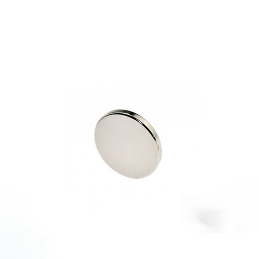 Scheibenmagnet Ø 10,0 x 1,0 mm N35 Nickel - hält 500 g