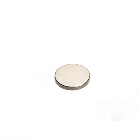 Scheibenmagnet Ø 10,0 x 1,5 mm N52 Nickel - hält 810 g