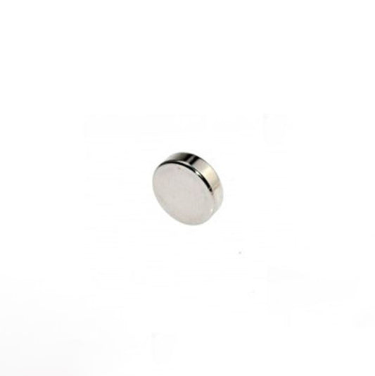 Scheibenmagnet Ø 10,0 x 2,0 mm N35 Nickel - hält 1 kg