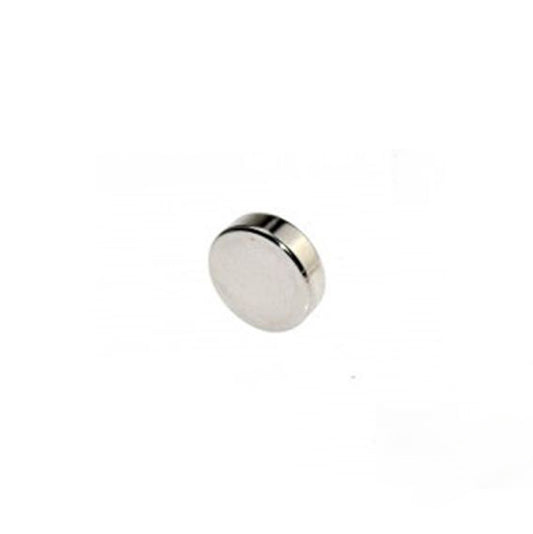 Scheibenmagnet Ø 10,0 x 2,5 mm N45 Nickel - hält 1,4 kg