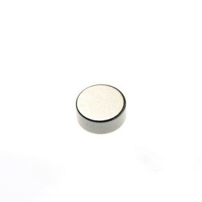 Scheibenmagnet Ø 10,0 x 5,0 mm N45 Nickel - DIAMETRAL