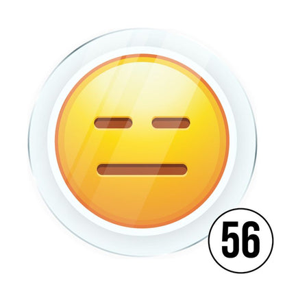 Memo Magnete aus Acryl mit aufgedruckten Emoji Smilies